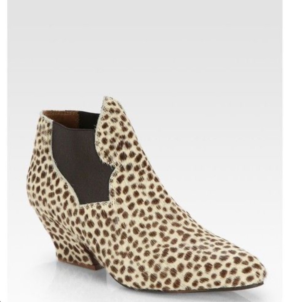 Acne Leopard Print Ankle boots